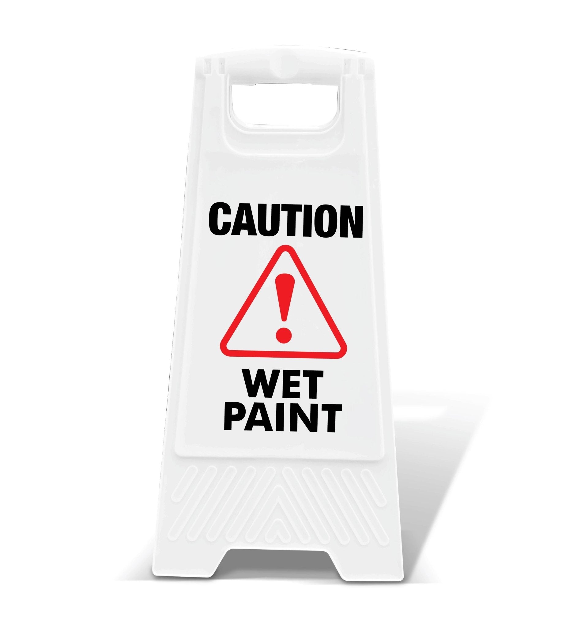 White A - Frame - Caution Wet Paint - New Signs