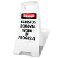 White A - Frame - Danger Asbestos Removal - New Signs