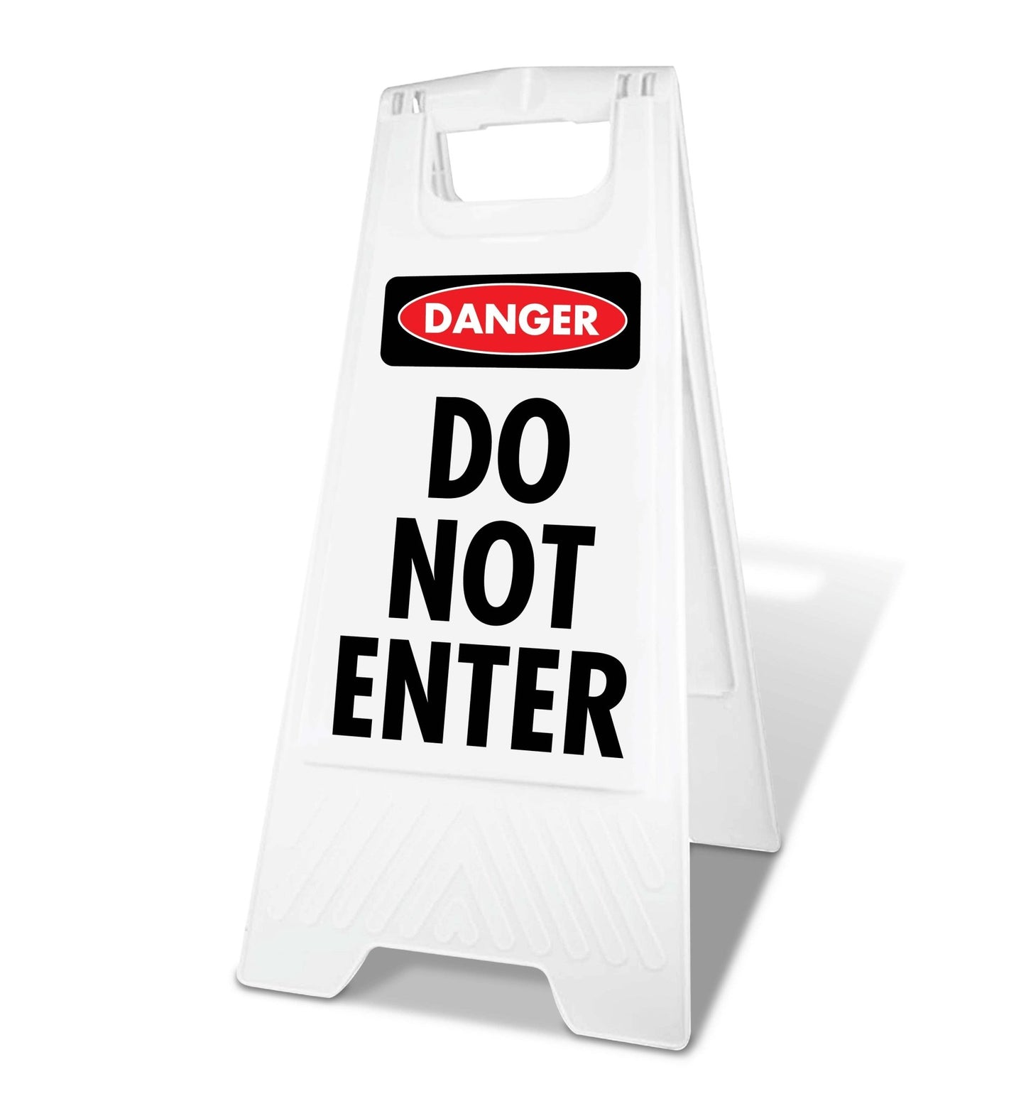 White A - Frame - Danger Do Not Enter - New Signs