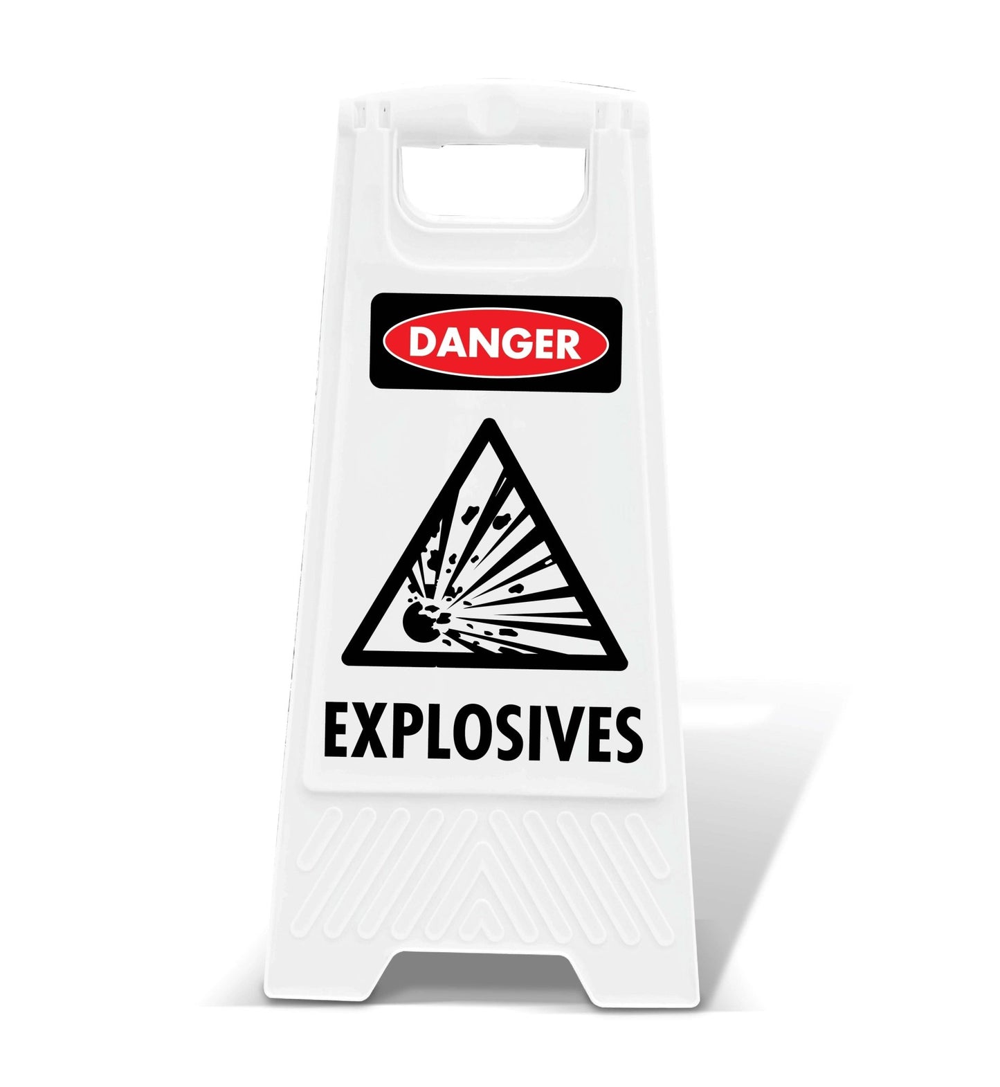White A - Frame - Danger Explosives - New Signs