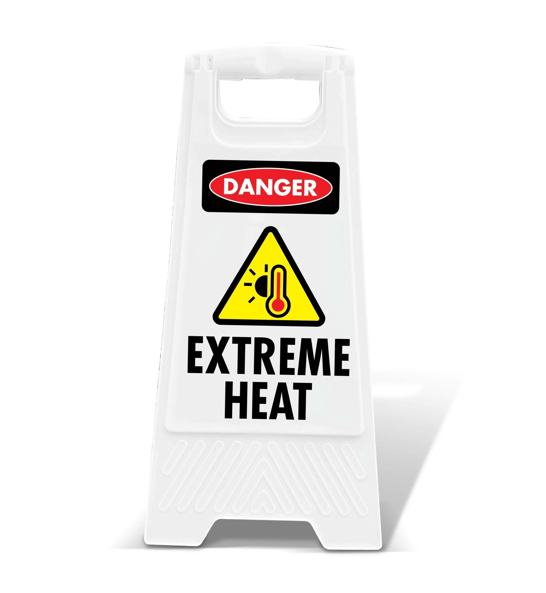 White A - Frame - Danger Extreme Heat - New Signs