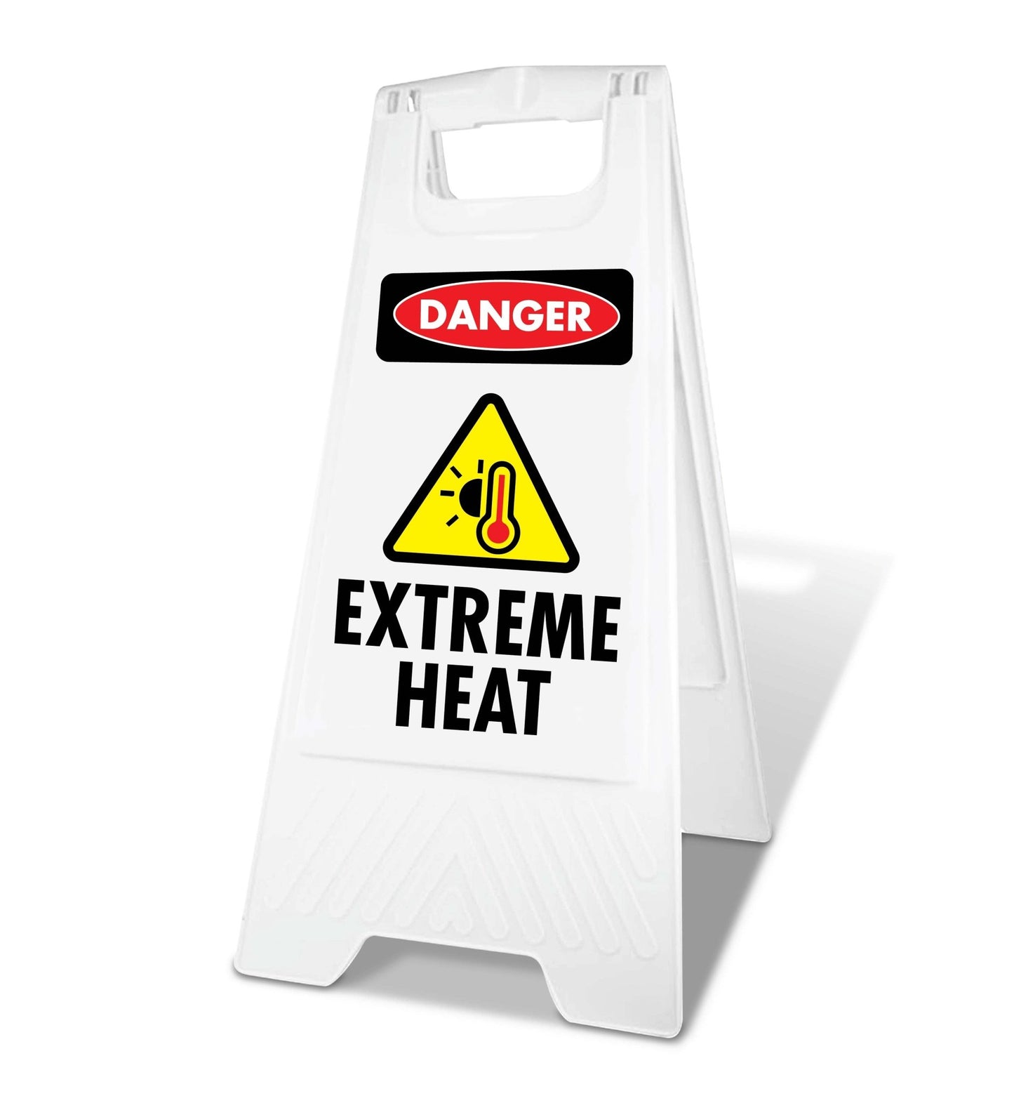 White A - Frame - Danger Extreme Heat - New Signs