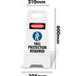 White A - Frame - Danger Fall Protection Required - New Signs