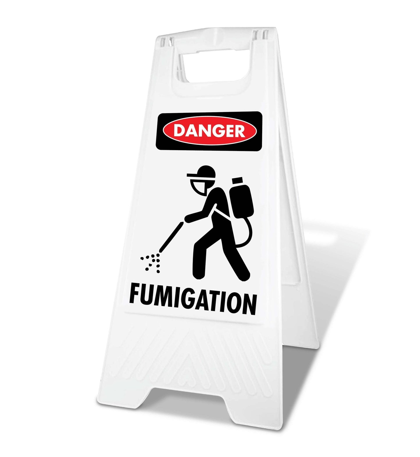 White A - Frame - Danger Fumigation - New Signs