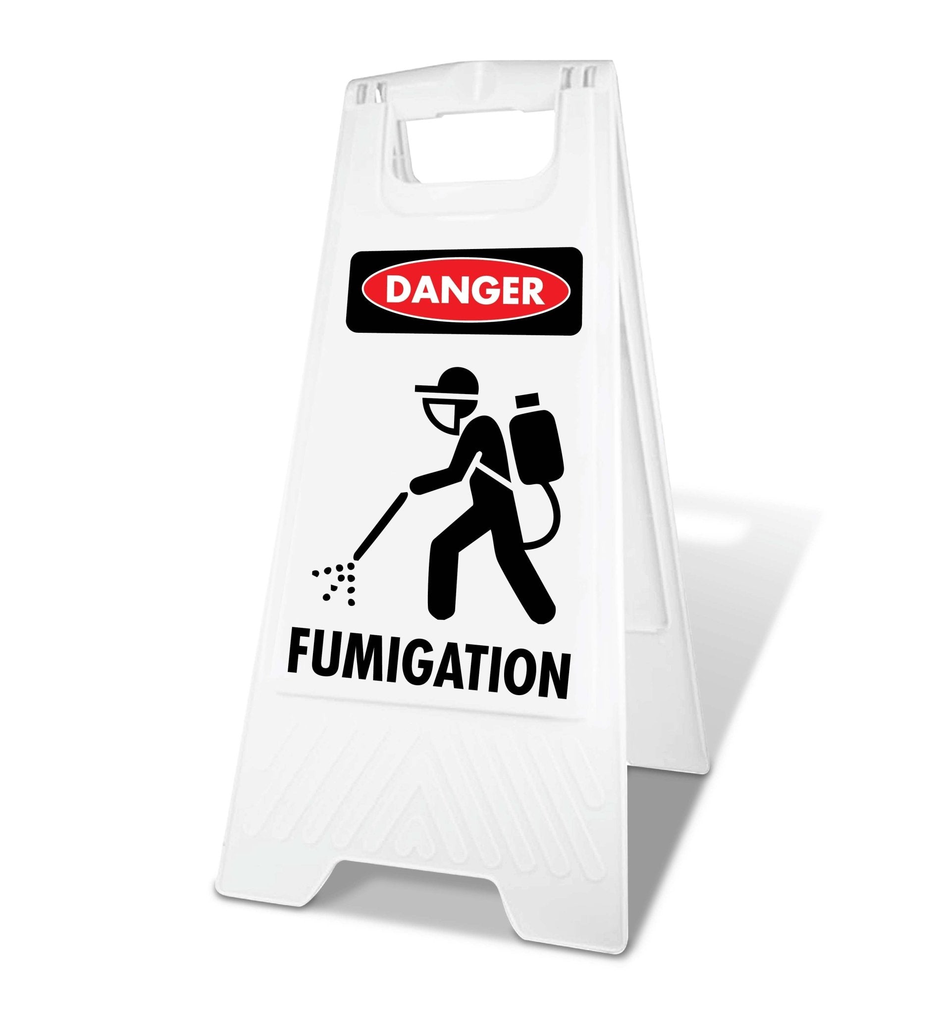 White A - Frame - Danger Fumigation - New Signs