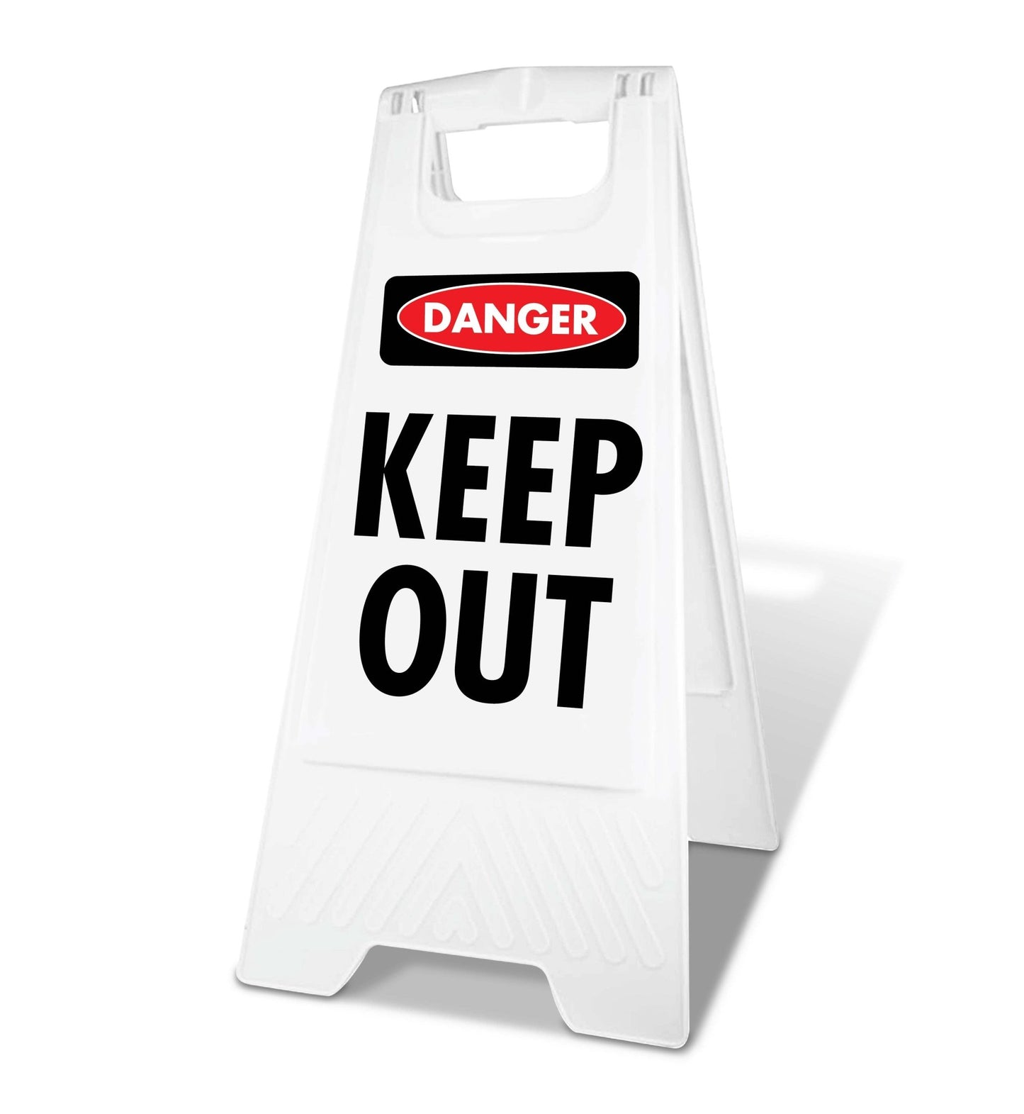 White A - Frame - Danger Keep Out - New Signs