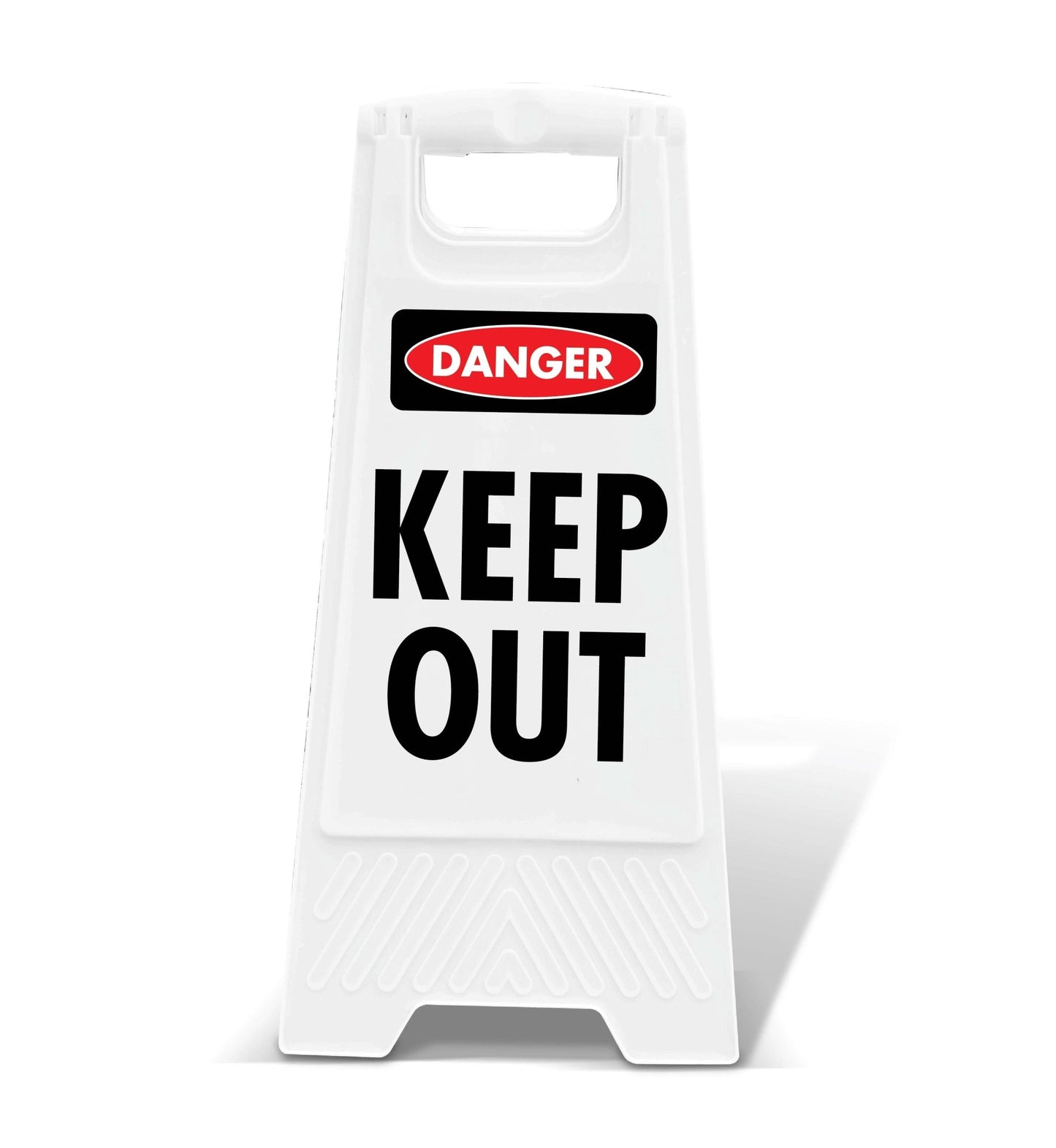White A - Frame - Danger Keep Out - New Signs