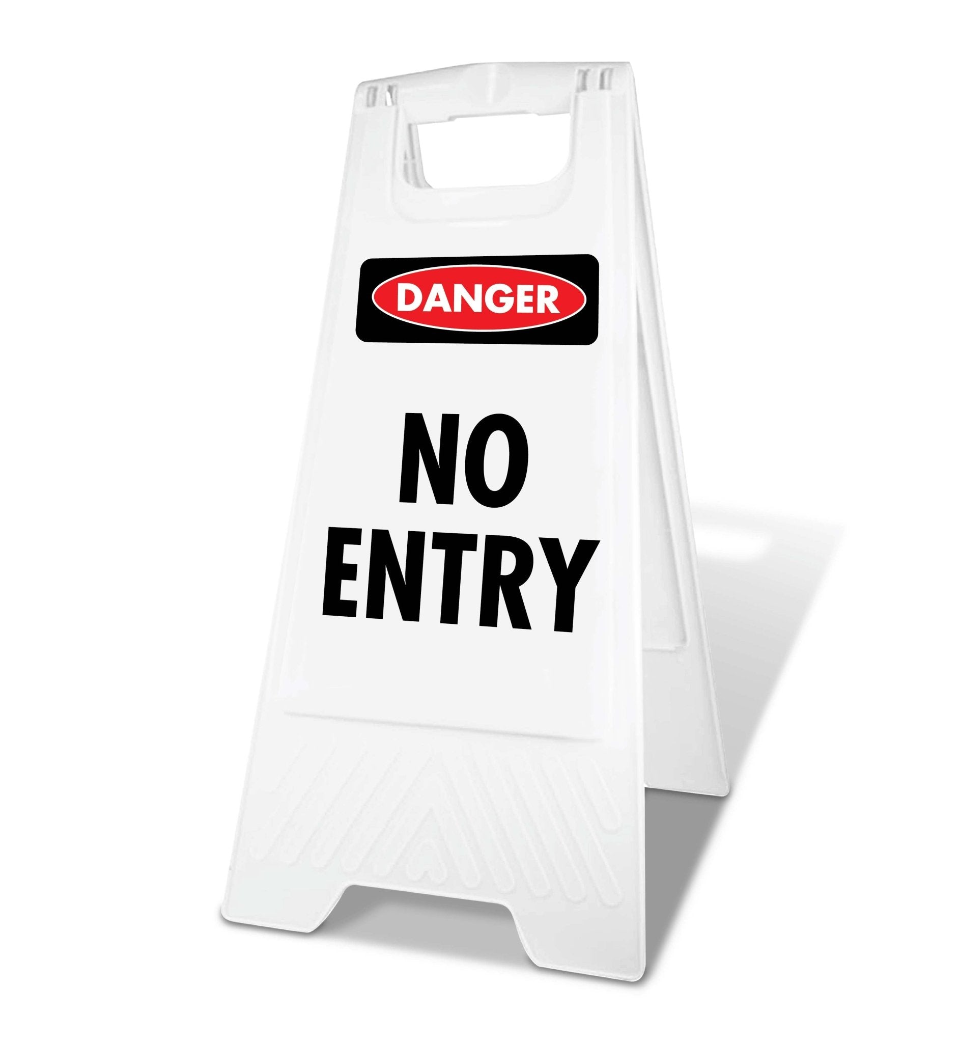 White A - Frame - Danger No Entry - New Signs