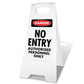 White A - Frame - Danger No Entry Authorised Personnel Only - New Signs
