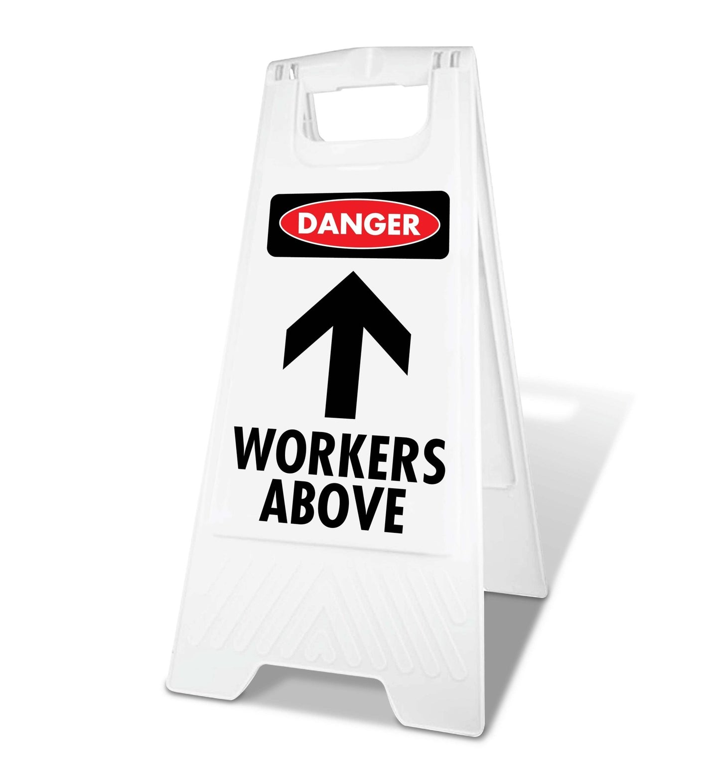 White A - Frame - Danger Workers Above - New Signs