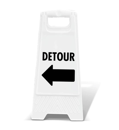 White A - Frame - Detour Arrow - New Signs