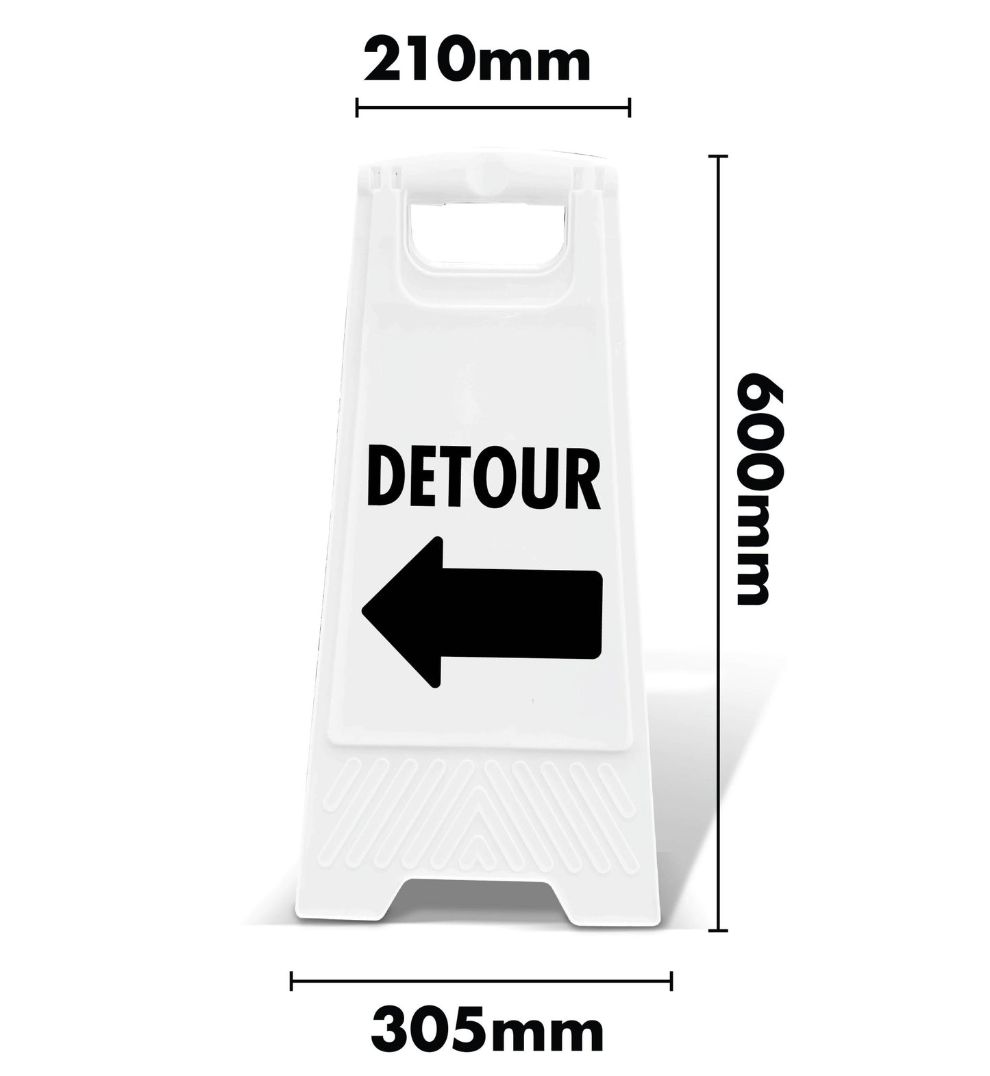 White A - Frame - Detour Arrow - New Signs