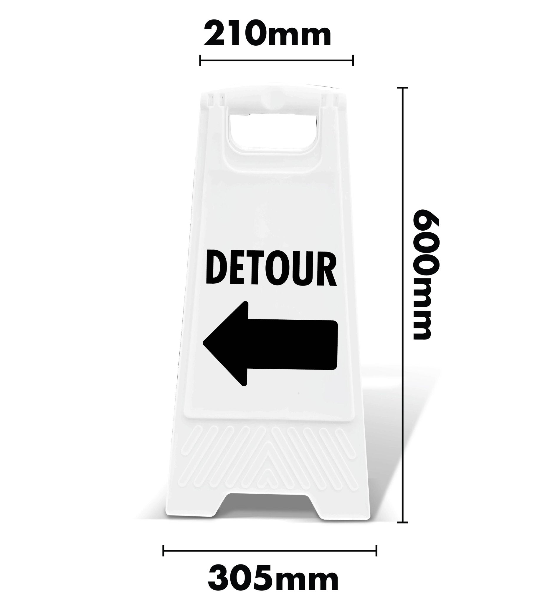 White A - Frame - Detour Arrow - New Signs