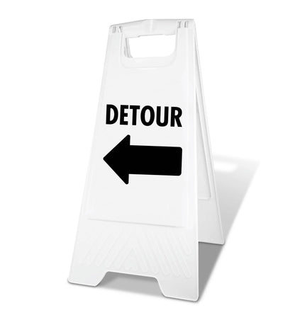 White A - Frame - Detour Arrow - New Signs