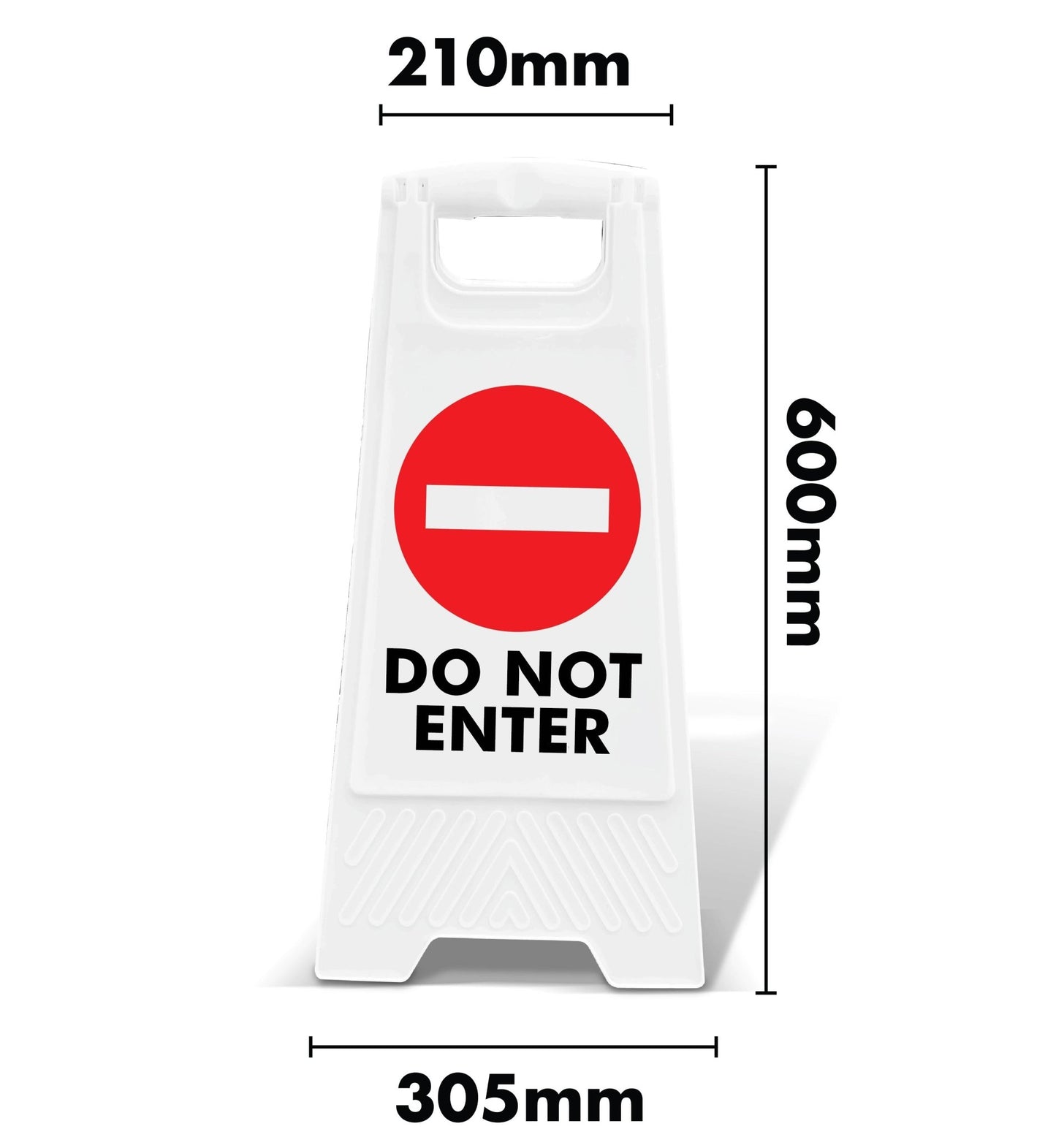 White A - Frame - Do Not Enter - New Signs