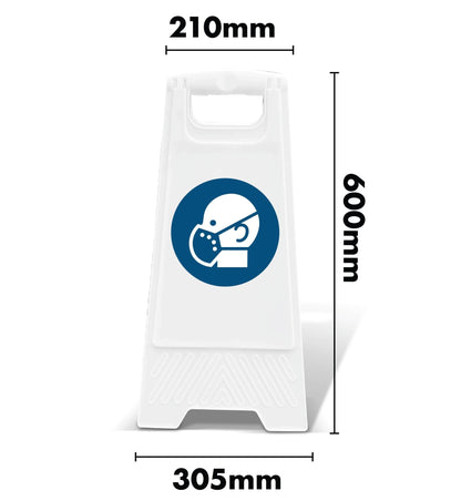 White A - Frame - Dust Mask - New Signs