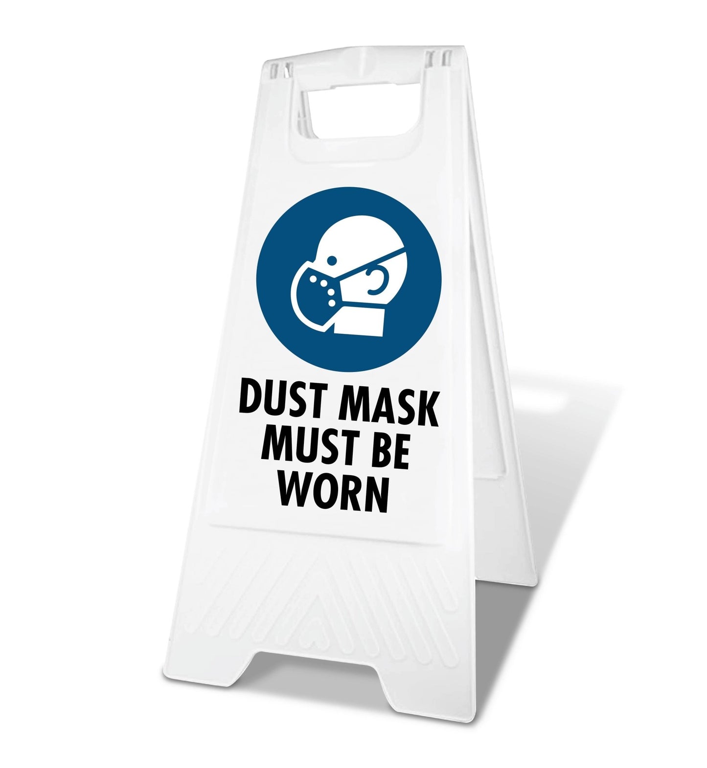White A - Frame - Dust Mask Must Be Worn - New Signs