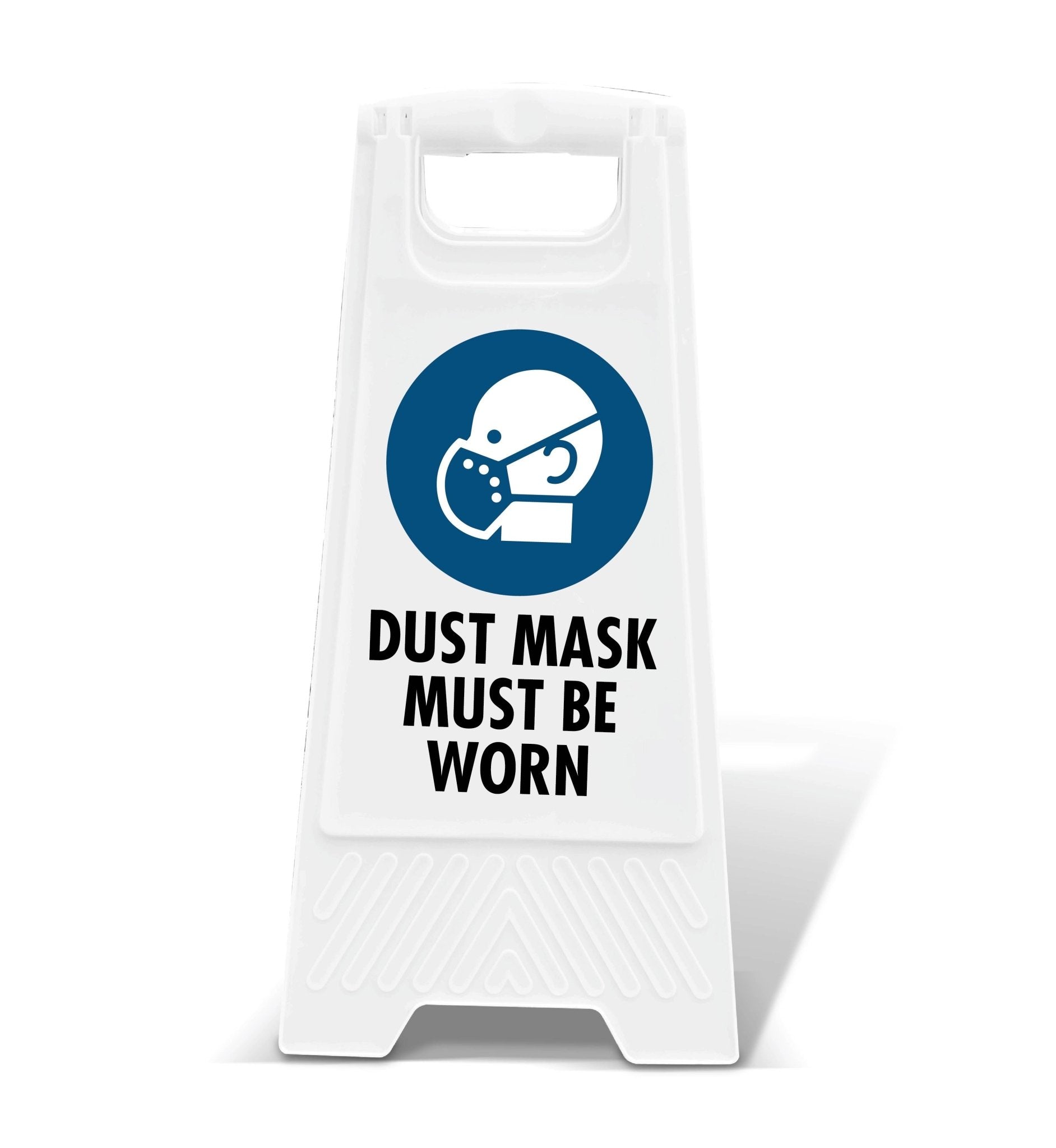 White A - Frame - Dust Mask Must Be Worn - New Signs