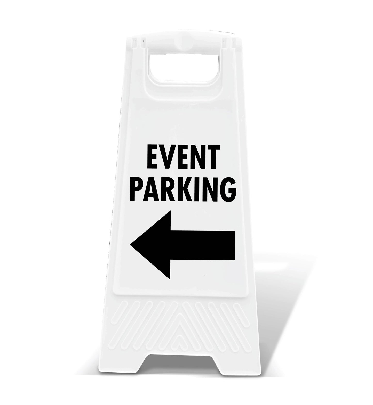 White A - Frame - Event Parking Arrow - New Signs