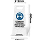 White A - Frame - Eye and Ear Protection Must Be Worn In This Area - New Signs