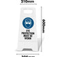 White A - Frame - Eye Protection Must Be Worn - New Signs