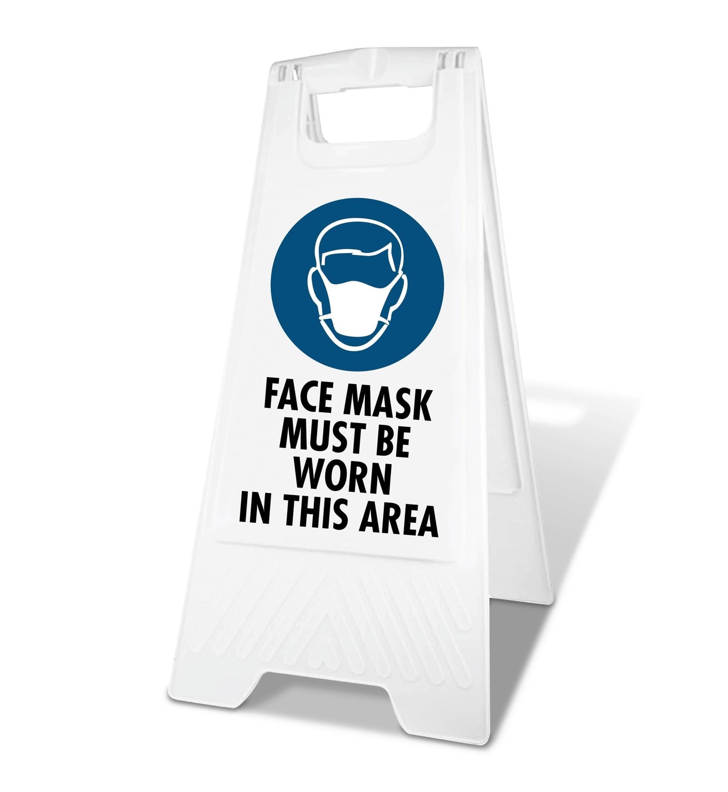 White A - Frame - Face Mask Must Be Worn In This Area - New Signs
