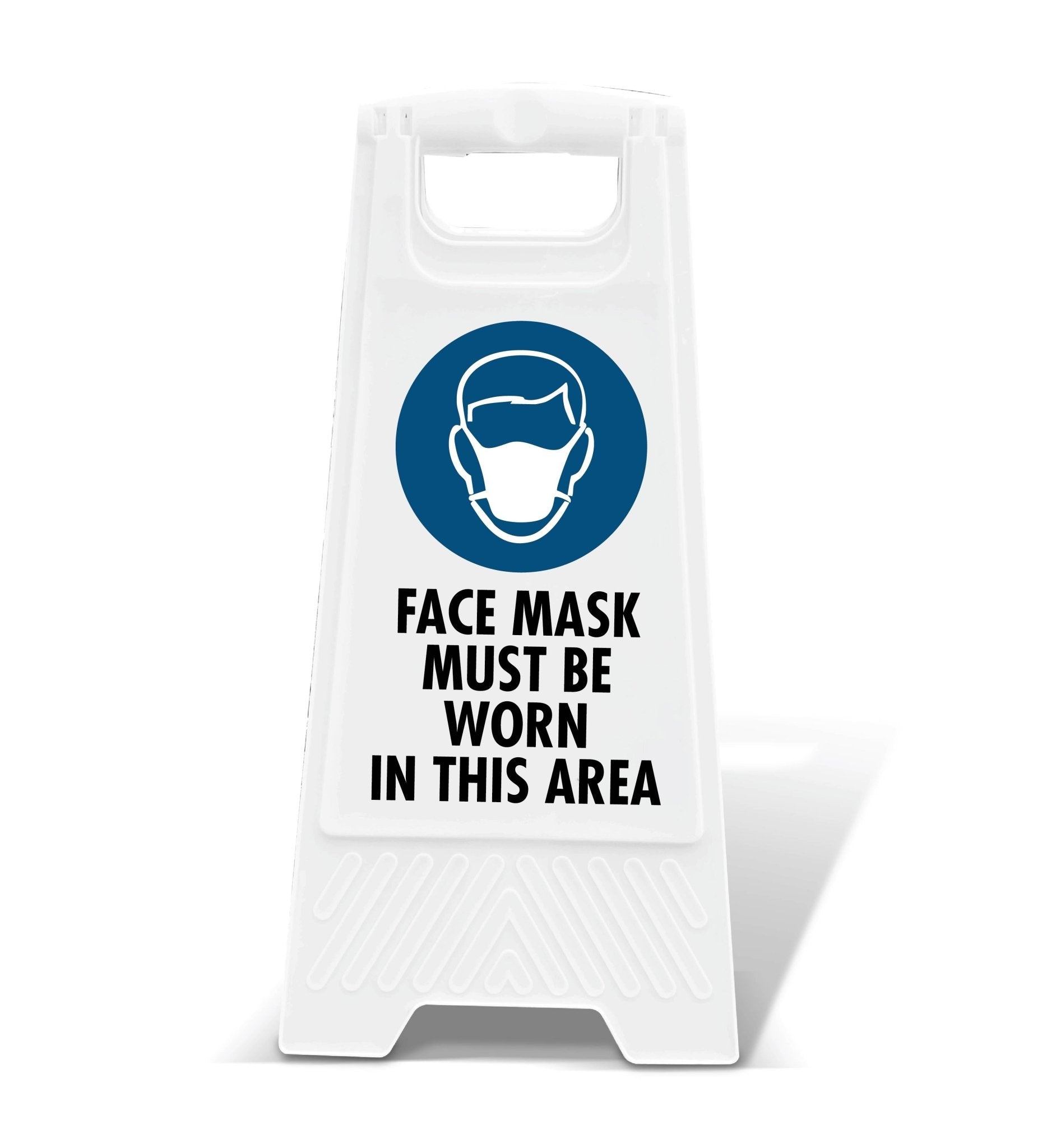 White A - Frame - Face Mask Must Be Worn In This Area - New Signs