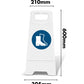 White A - Frame - Foot Protection - New Signs