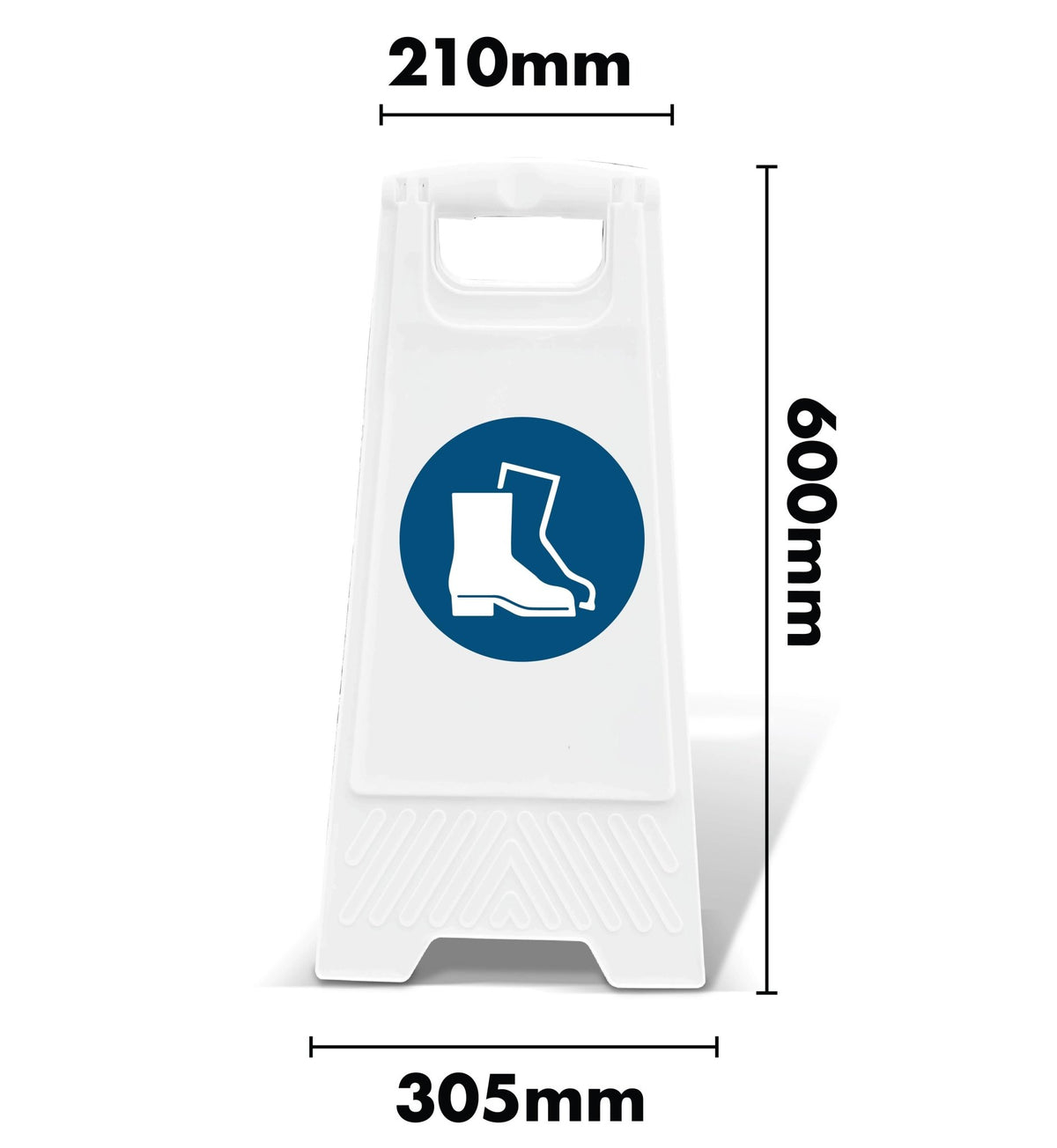 Frame Foot Protector White A-Frame - Foot Protection – New Signs