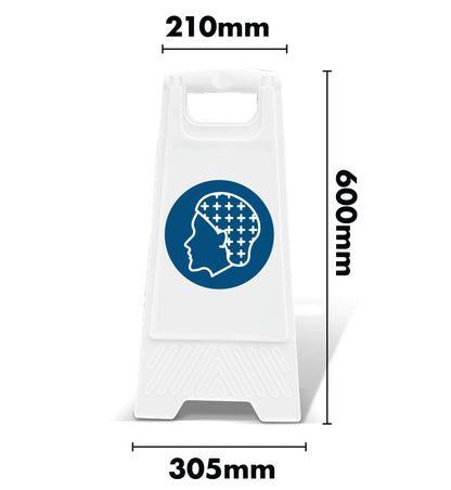 White A - Frame - Hair Net - New Signs