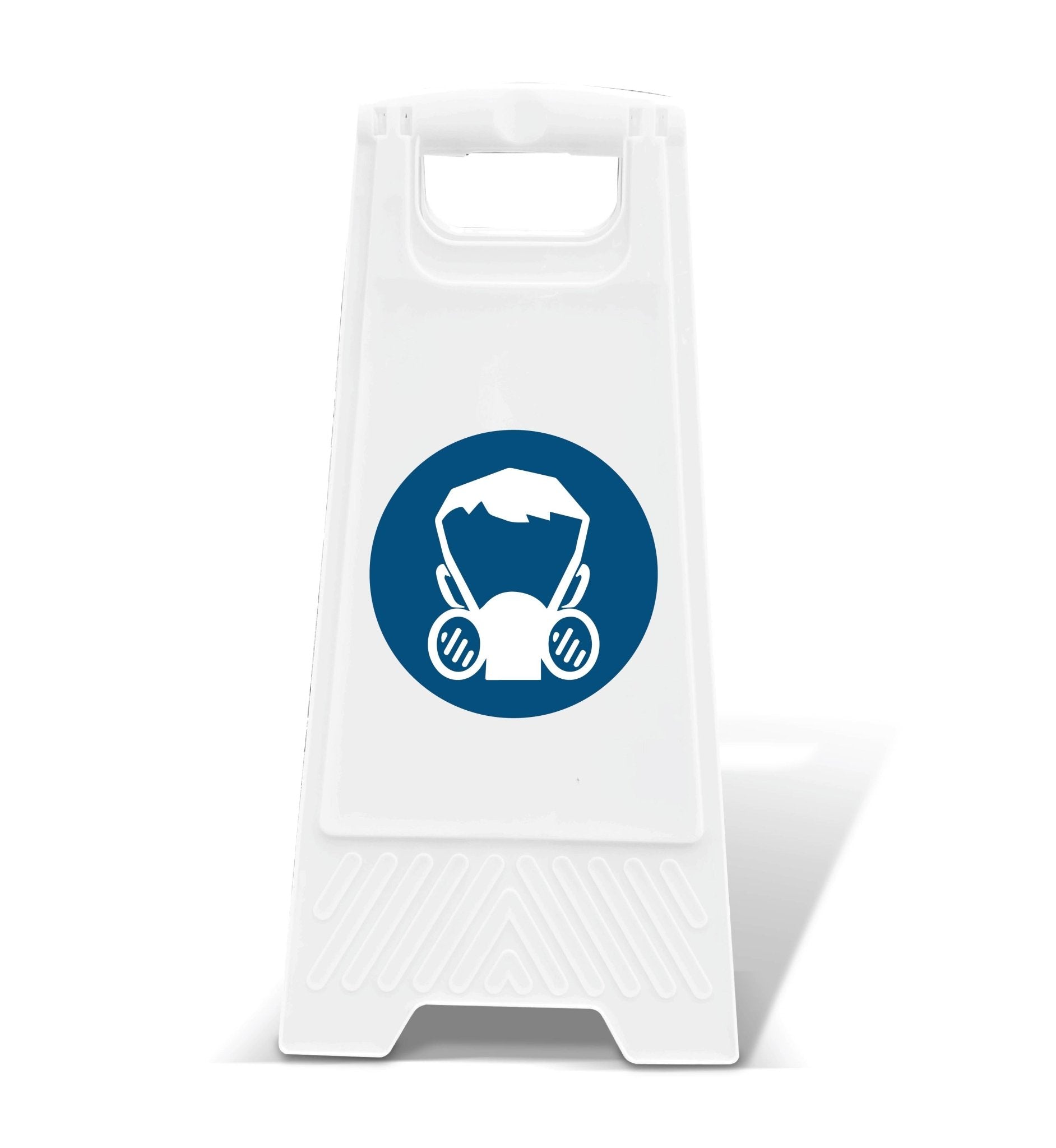 White A - Frame - Half Face Mask - New Signs