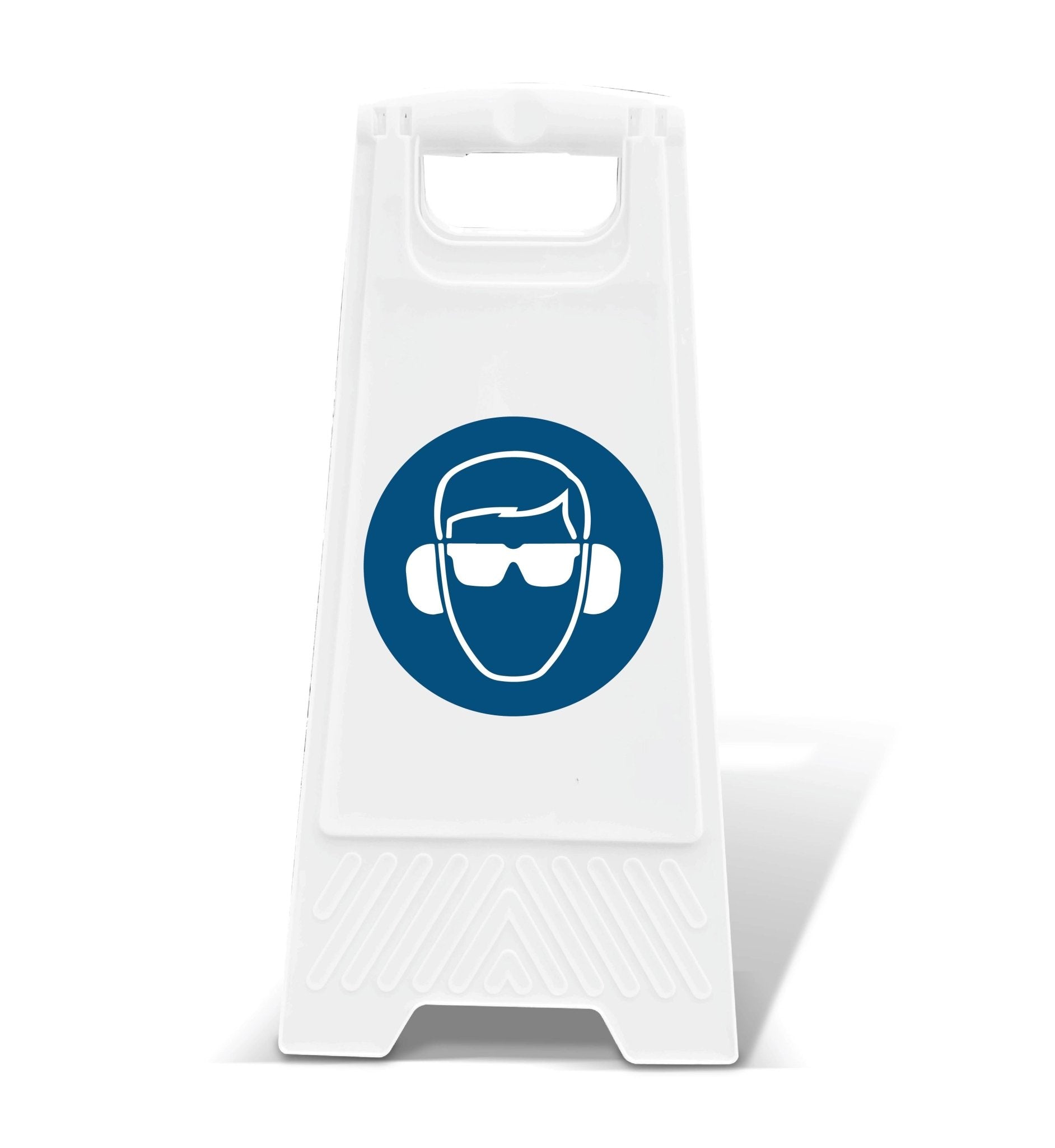 White A - Frame - Hearing & Eye Protection - New Signs