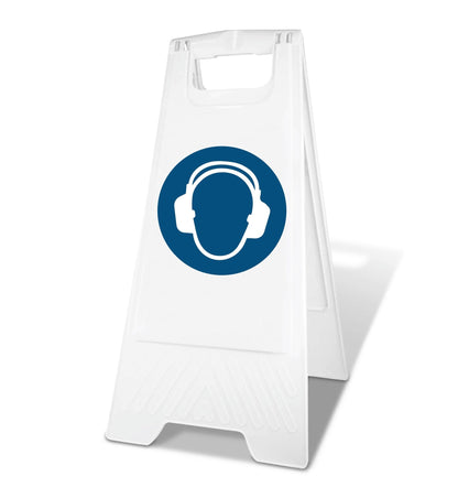 White A - Frame - Hearing Protection - New Signs