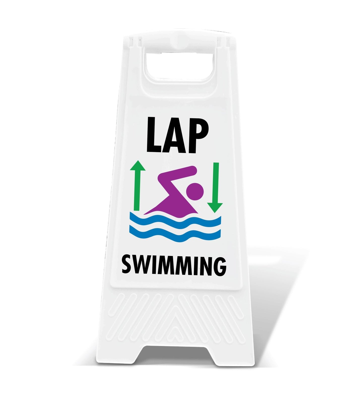 White A - Frame - Lap Swimming - New Signs