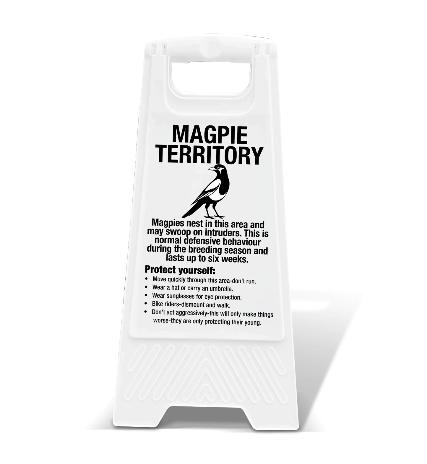 White A - Frame - Magpie Territory - New Signs