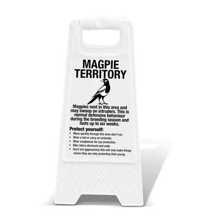 White A - Frame - Magpie Territory - New Signs