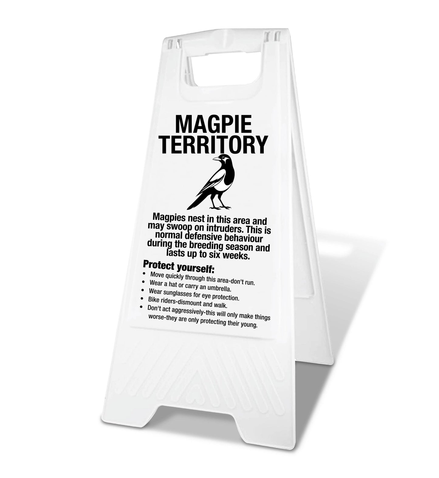 White A - Frame - Magpie Territory - New Signs