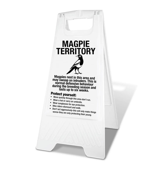 White A - Frame - Magpie Territory - New Signs