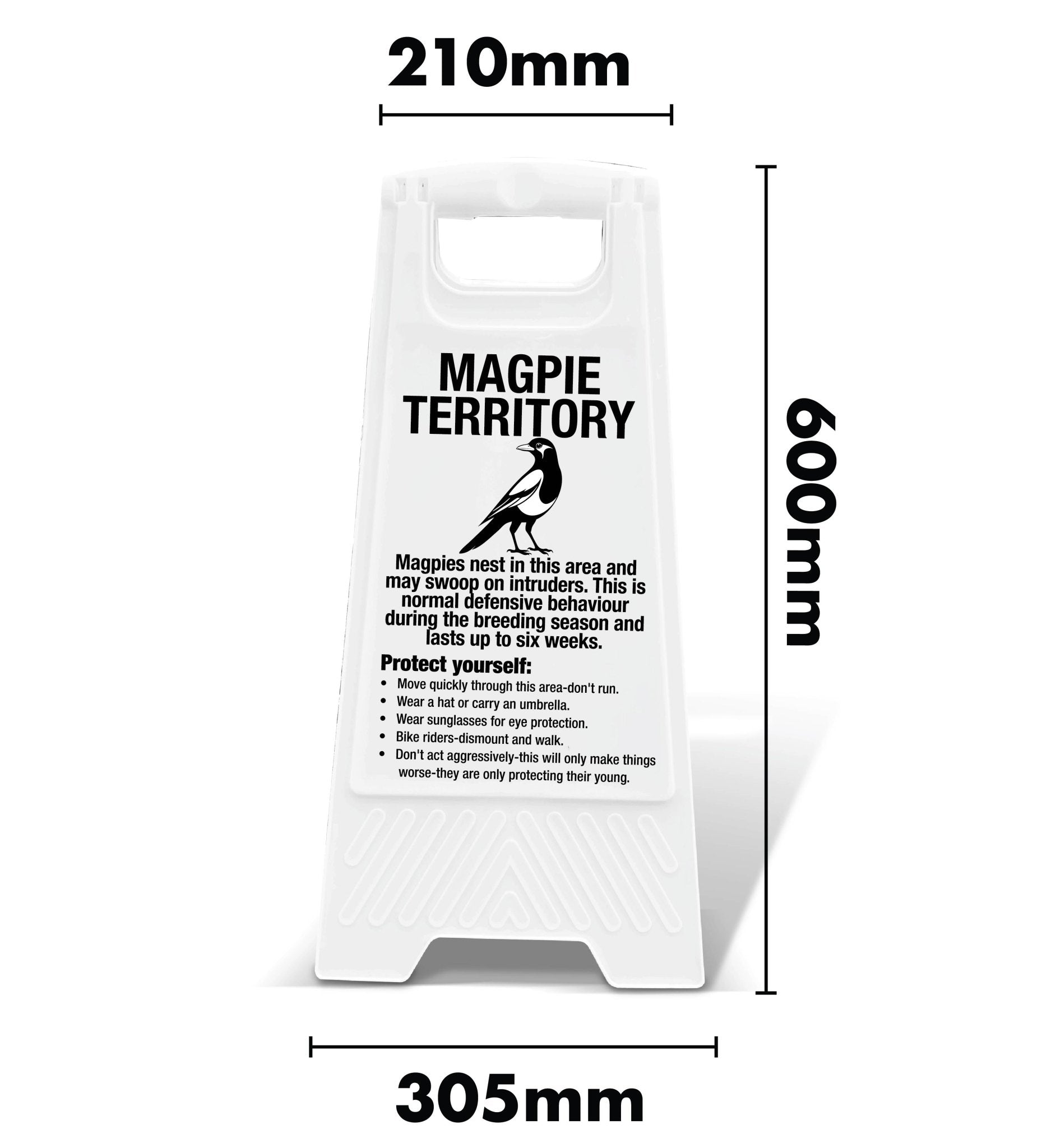 White A - Frame - Magpie Territory - New Signs