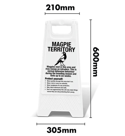 White A - Frame - Magpie Territory - New Signs