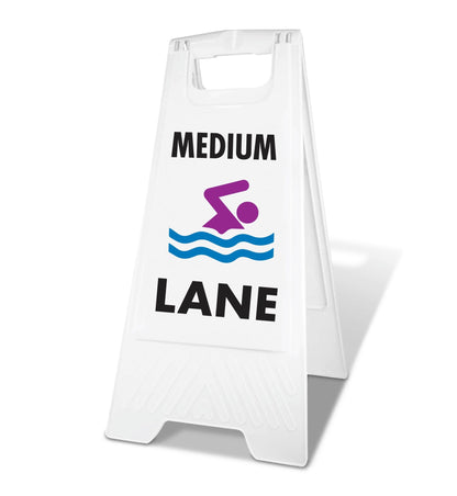White A - Frame - Medium Lane - New Signs
