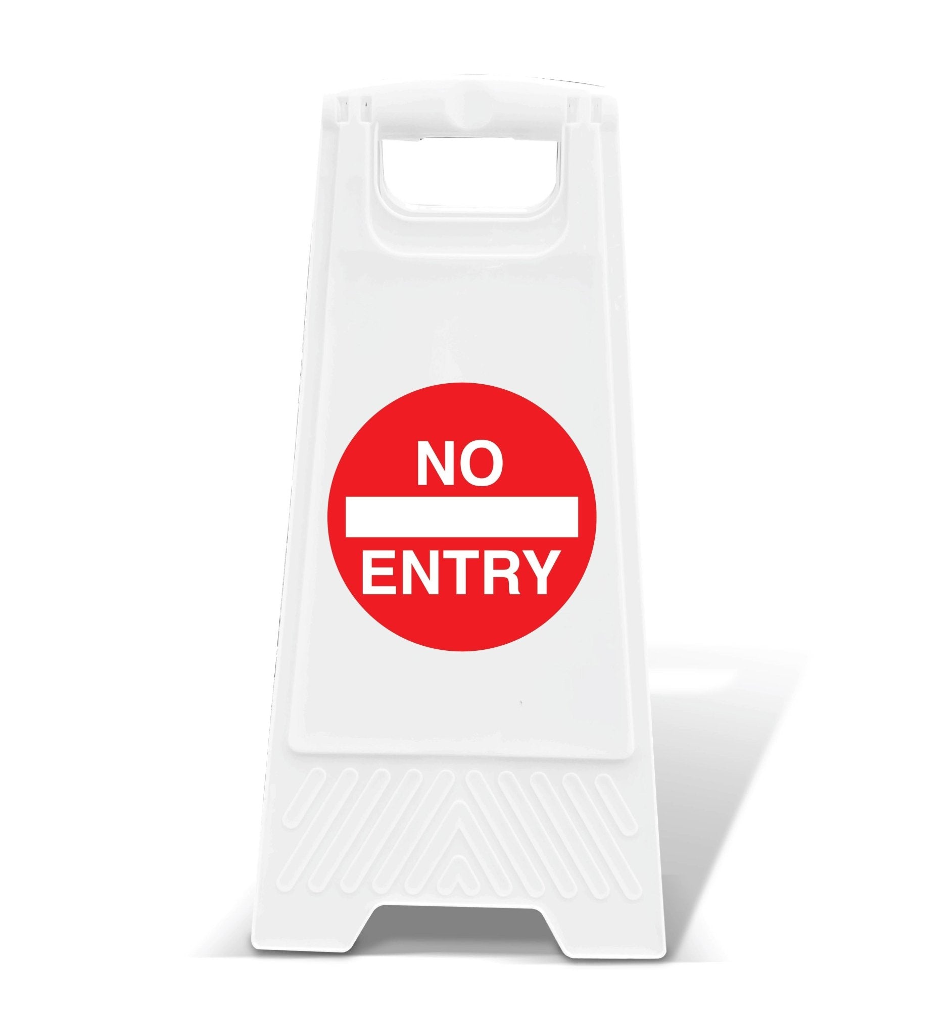 White A - Frame - No Entry Symbol - New Signs