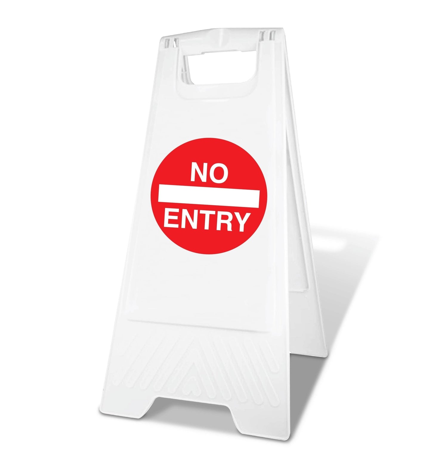 White A - Frame - No Entry Symbol - New Signs