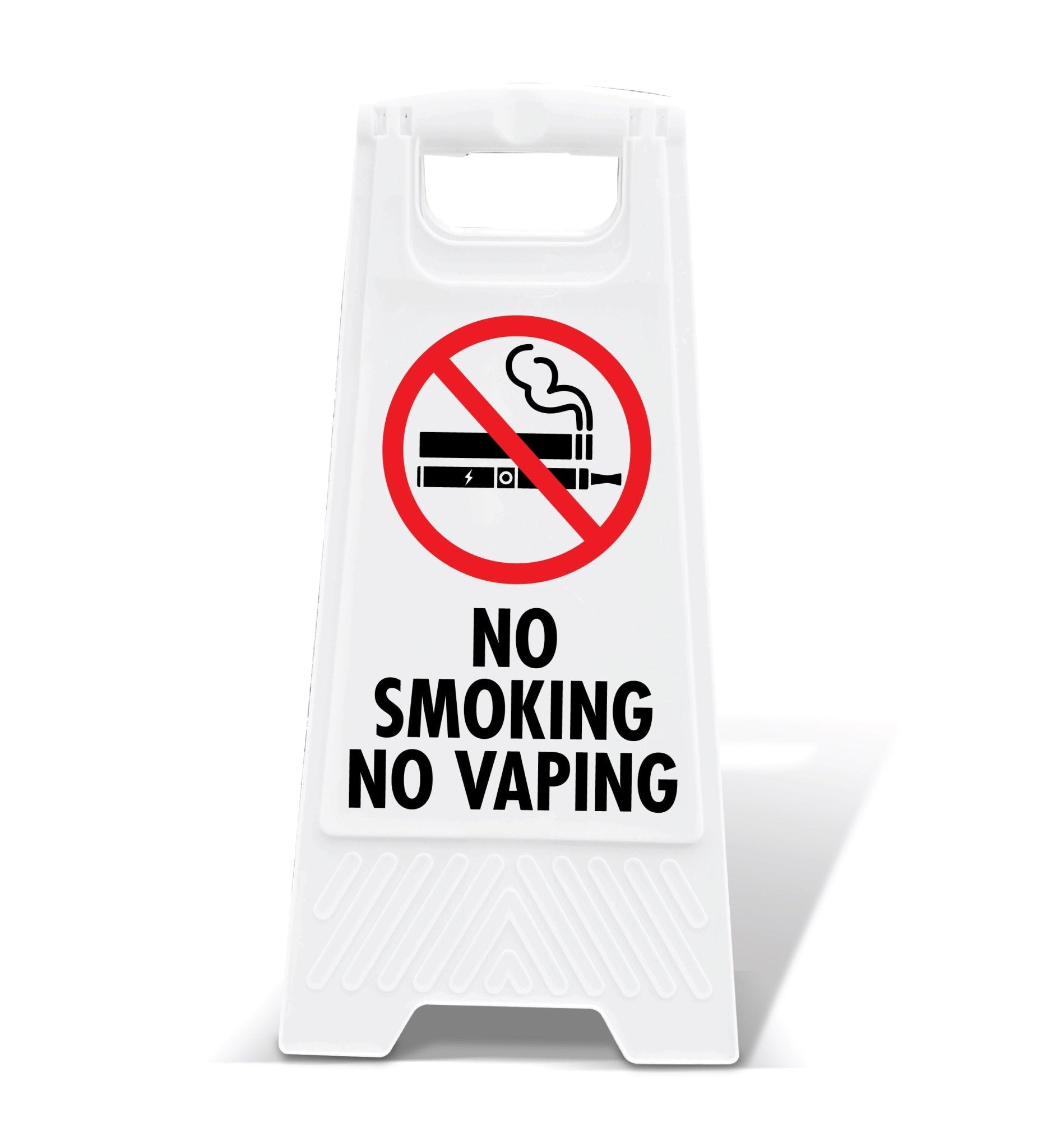 White A - Frame - No Smoking No Vaping - New Signs