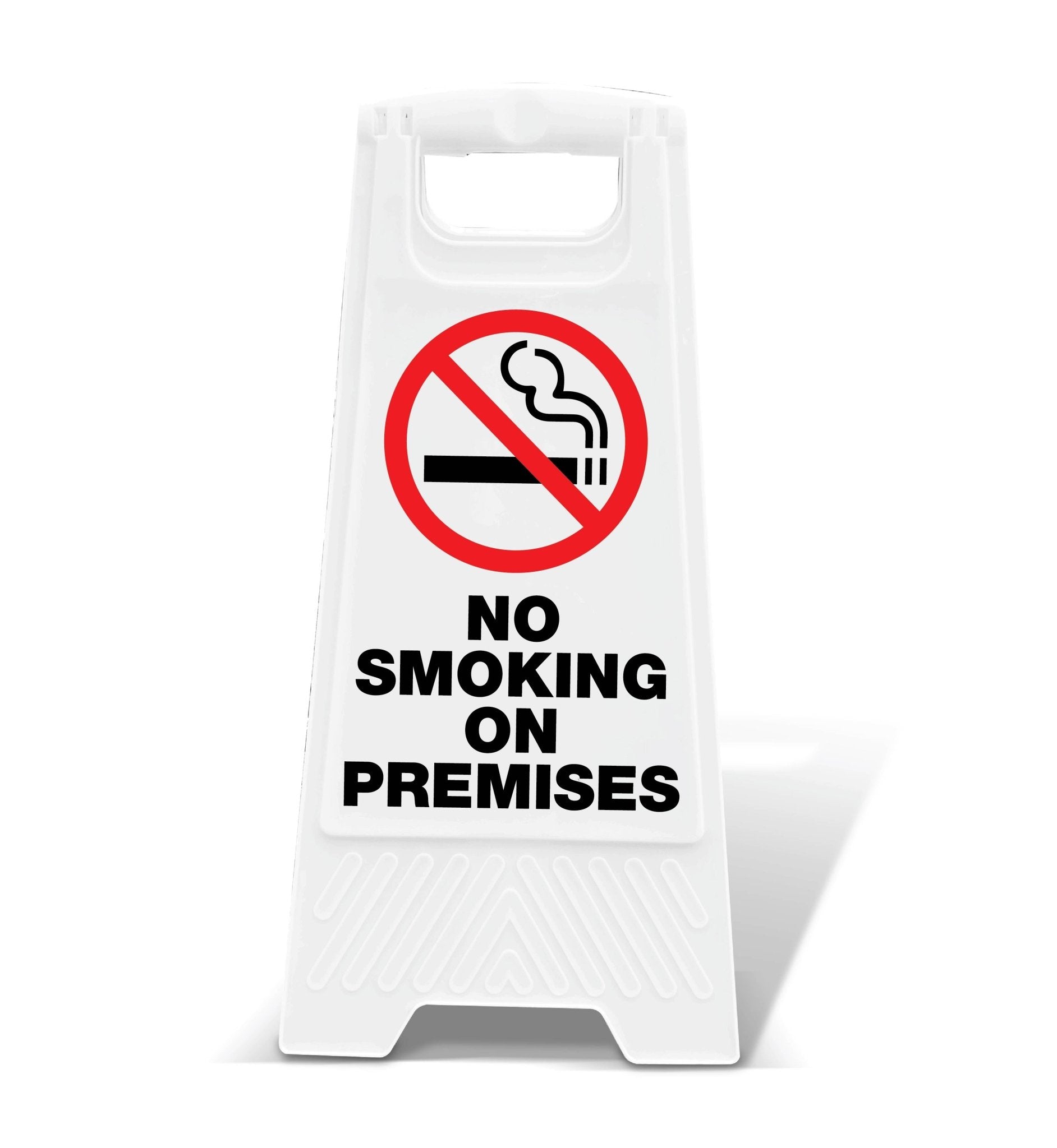 White A - Frame - No Smoking On Premises - New Signs