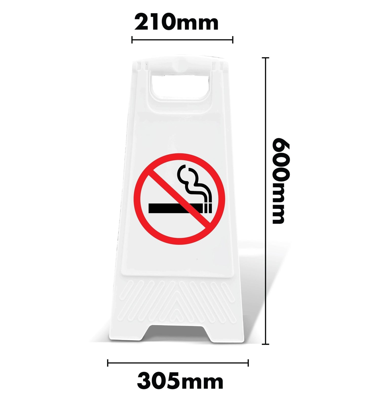 White A - Frame - No Smoking Symbol - New Signs