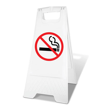 White A - Frame - No Smoking Symbol - New Signs