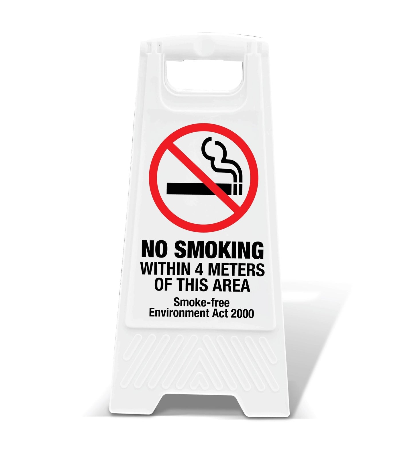 White A - Frame - No Smoking Within 4 Meters Of This Area - New Signs