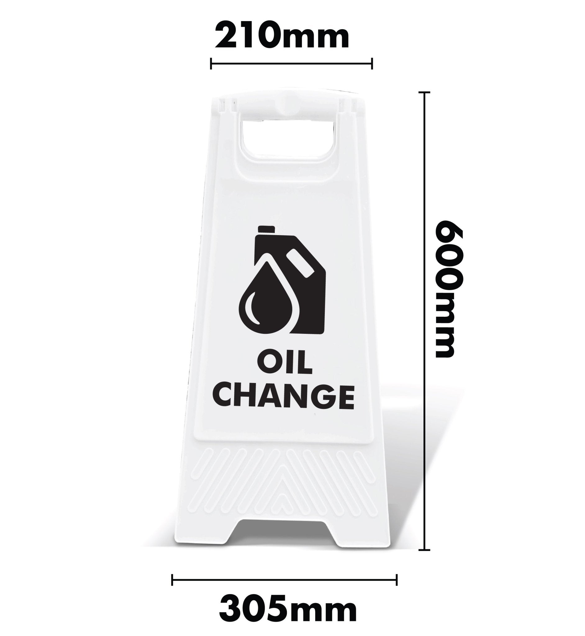 White A - Frame - Oil Change - New Signs