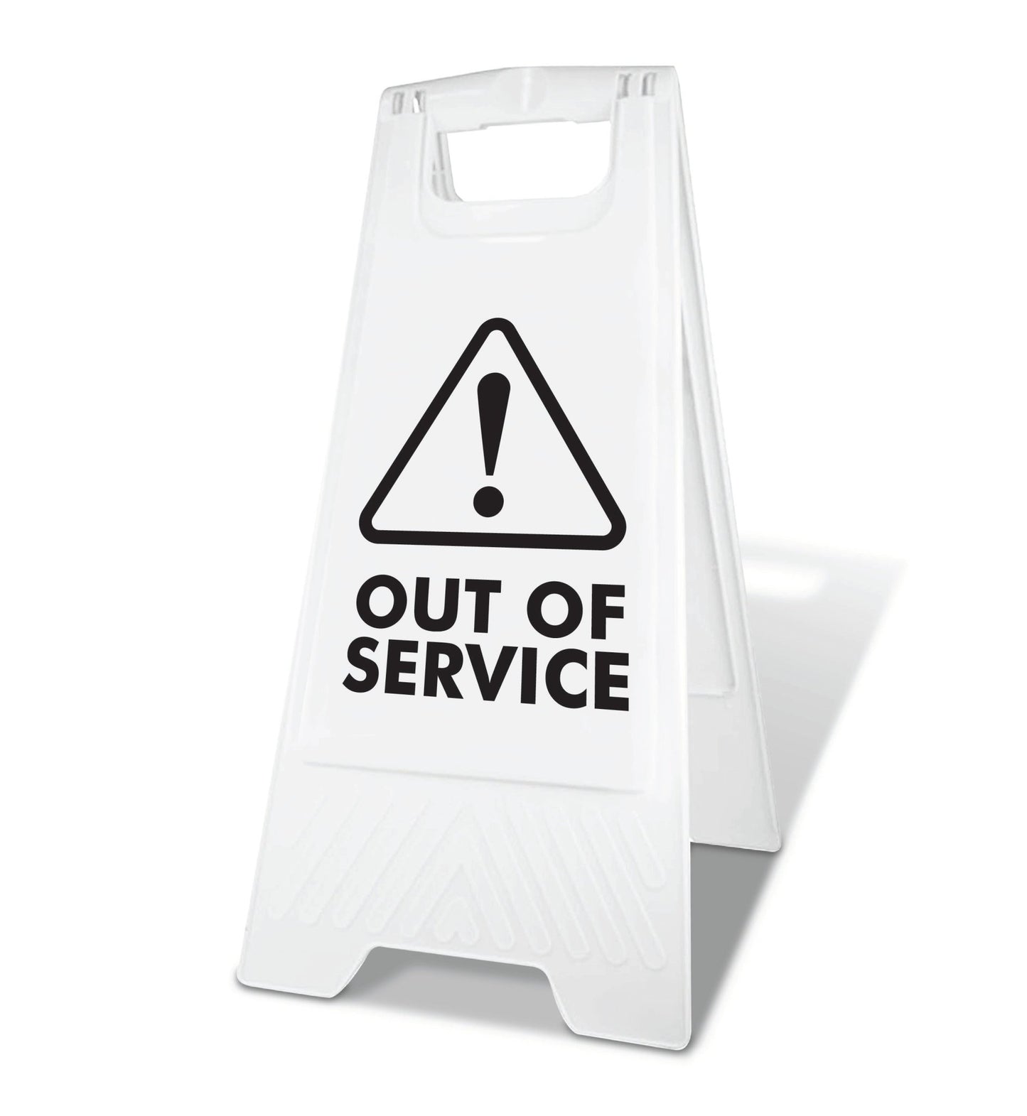 White A - Frame - Out Of Service - New Signs